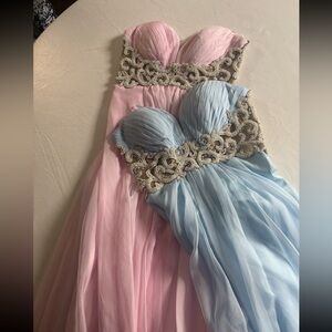 PromGirl Light Pink Strapless Dress